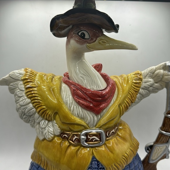 Fitz and Floyd Birdbrains RARE Teapot - Picture 3 of 8